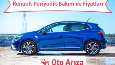 Renault periyodik bakım fiyatları